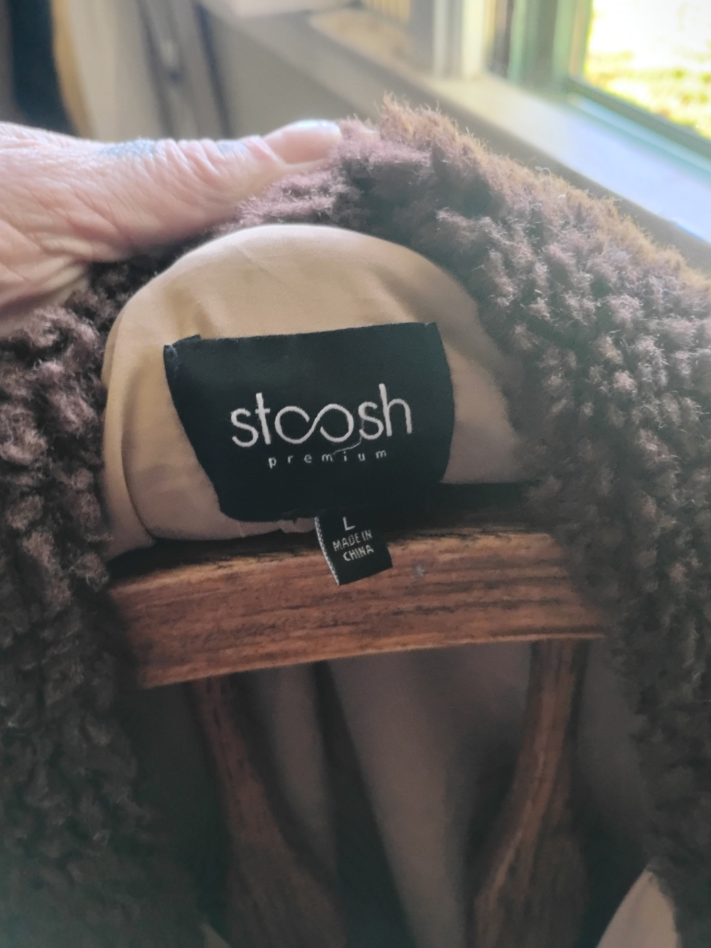 Stoosh Brown Sherpa Jacket